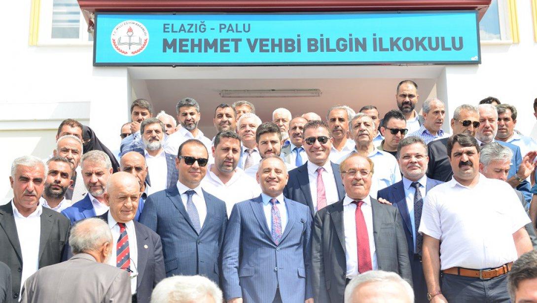 Palu Mehmet Vehbi Bilgin İlkokulunun Açılışı Yapıldı.