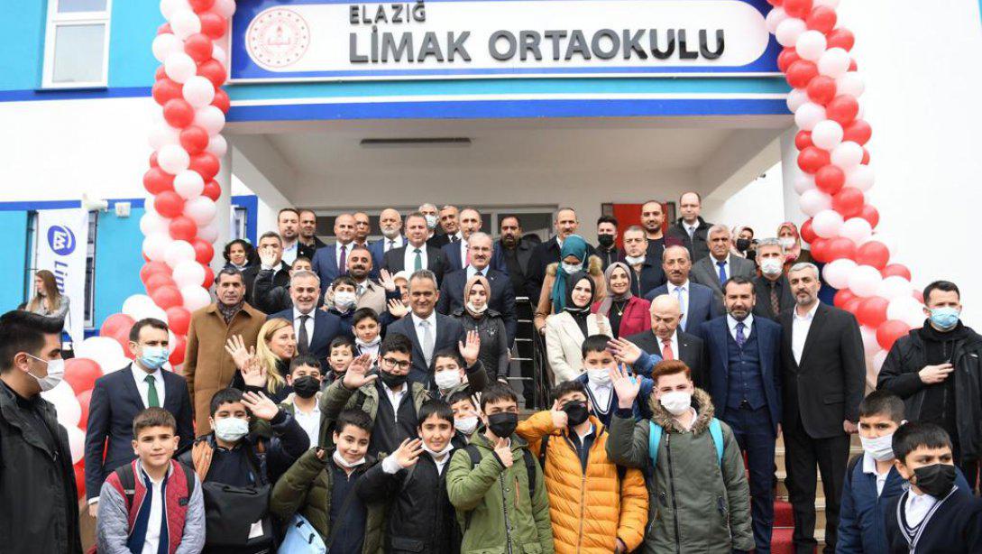 Milli Eğitim Bakanı Sayın Mahmut ÖZER Limak Ortaokulu'nun Açılışını Gerçekleştirdi.