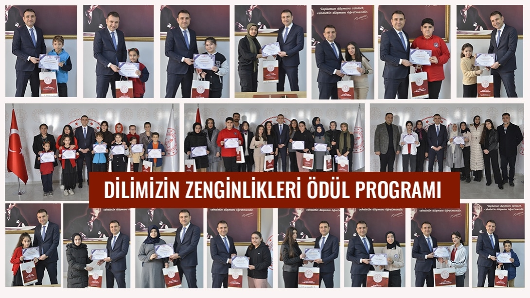 Dilimizin Zenginlikleri Projesi Ödül Programı Düzenlendi.