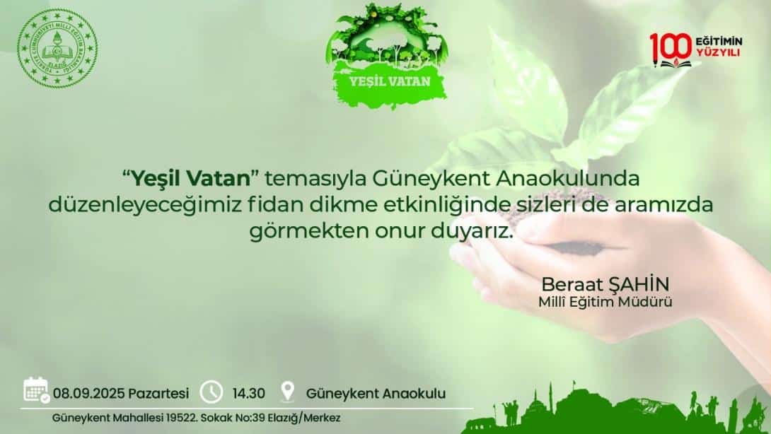FİDAN DİKME ETKİNLİĞİ